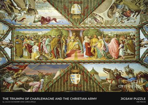  The Triumph of Charlemagne：金箔と鮮やかな色彩で歴史を蘇らせる！